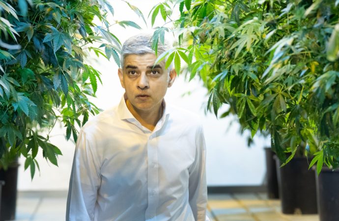 Za plány na legalizaci konopí se londýnský starosta Sadiqa Khan ocitl pod palbou kritiky (Galerie)
