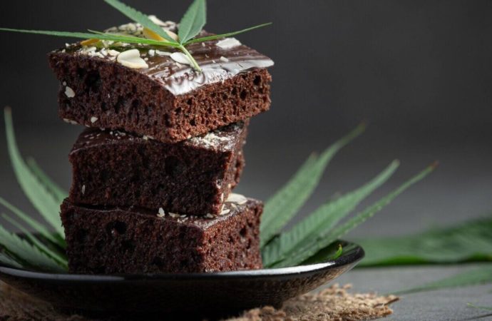 Mňam: Brownies s konopným proteinem