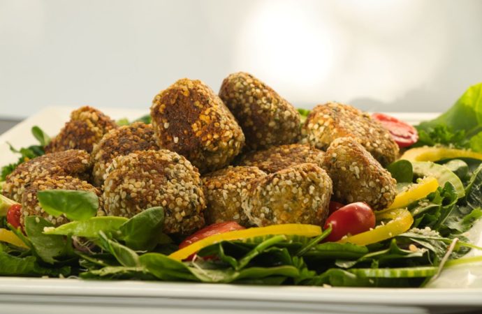 Falafel z konopí a mrkve